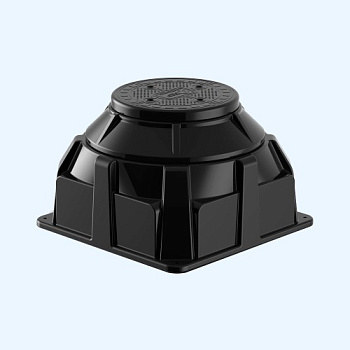 КОД 2 H600 Колодец оперативного доступа с крышкой D 560 мм Полимер